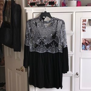 Black Embellished Dress